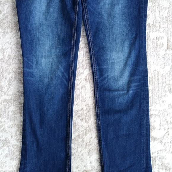 Old Navy Boyfriend Straight Distressed Jeans 4R Blue - Picture 12 of 16